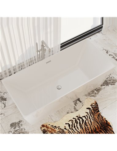 Virta Geneve  Freestanding Acrylic 71" Bathtub