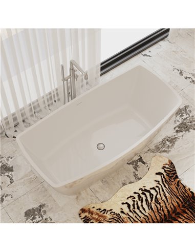 Virta Venice Freestanding Acrylic 63" Bathtub