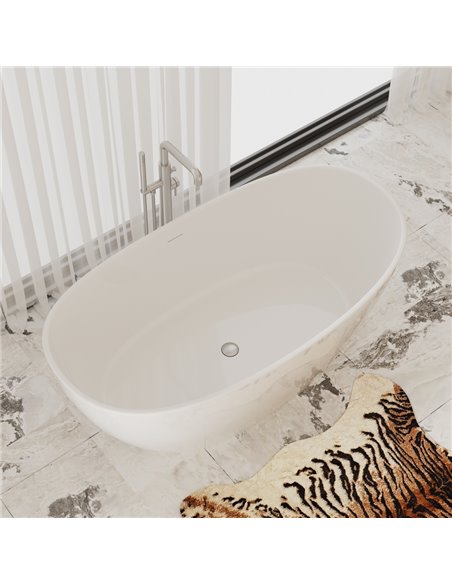 Virta Alegro Freestanding Stone 64" Bathtub
