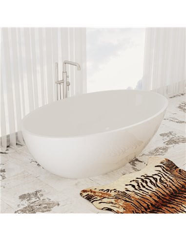 Virta Rondo Freestanding Stone 70" Bathtub