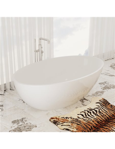 Virta Rondo Freestanding Stone 70" Bathtub