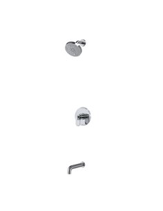 Riobel Arca KIT4744AA Type T/P - Thermostatic/Pressure Balance 1/2" Coaxial 2-Way No Share With Showerhead And Tub Spout 2