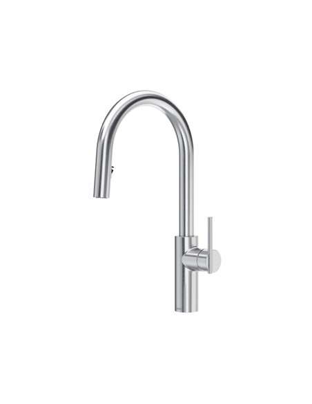 Riobel Lateral LT201 Pull-Down Kitchen Faucet With C-Spout