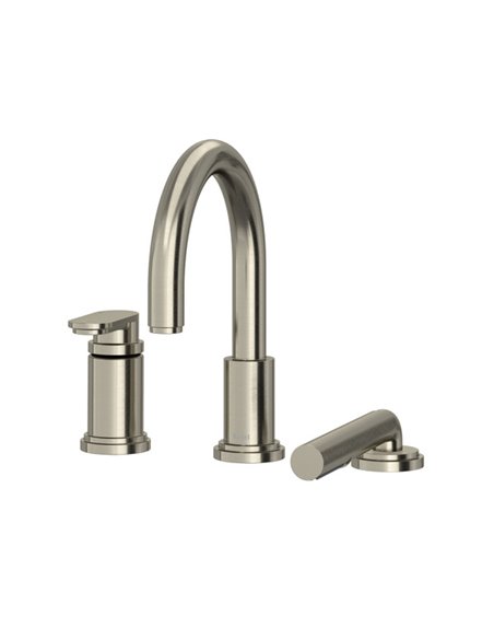 Riobel Arca TAA16 3-Piece Type P - Pressure Balance Deck-Mount Tub Filler With Handshower Trim