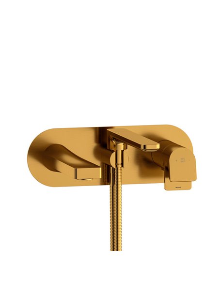 Riobel Ode TOD21 Wall Mount Type T/P - Thermo/Pressure Balance Coaxial Tub Filler Trim With Handshower