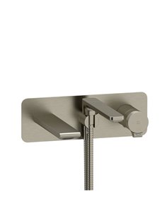 Riobel Fresk TFR21 Wall Mount Type T/P - Thermo/Pressure Balance Coaxial Tub Filler Trim With Handshower