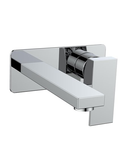 Vogt BF.KG.1410 Kapfenberg Wall Mount Lavatory Faucet with Plate