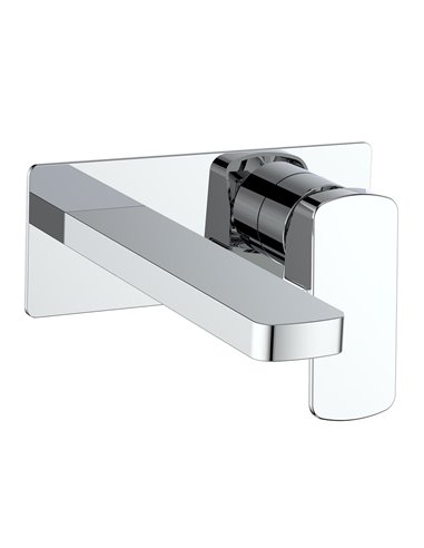 Vogt BF.NU.1410 Niveau Wall Mount Lavatory Faucet with Plate