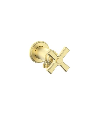 Vogt EC.Z4.02 Zehn Brass Elbow Connector with Shut-Off