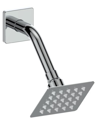 Vogt SA.01.0404 4" Square Shower Head with 6" Wall Arm