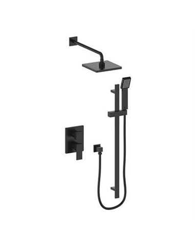 Vogt SET.AP.210.214 Kapfenberg 2-Way PB Set - Rainhead and Handheld - 4" Ceiling Arm