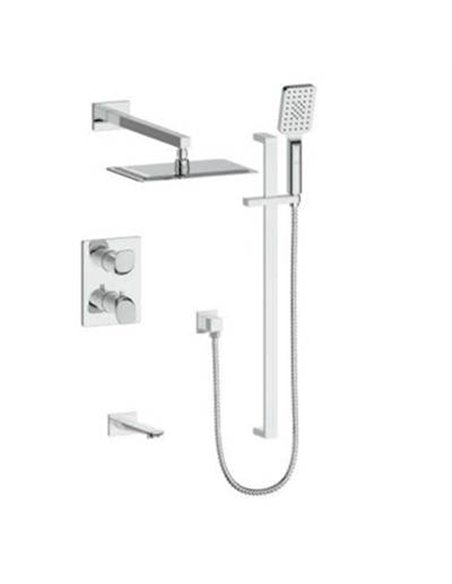 Vogt SET.AU.320.314 Antau 3-Way TH Shower Set - 4" Ceiling Arm