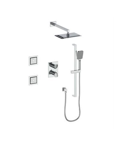 Vogt SET.AU.320.710 Antau 3-Way TH Shower Set with Body Jets