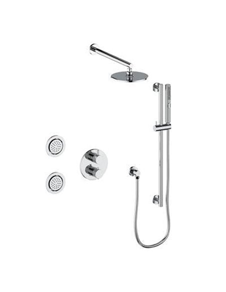 Vogt SET.DA.320.710 Drava 3-Way TH Shower Set with Body Jets