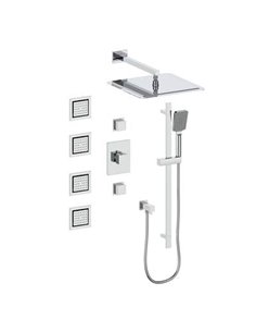 Vogt SET.KG.142.930 Kapfenberg 3 / 4" TH Shower System with In-Wall Body Jets