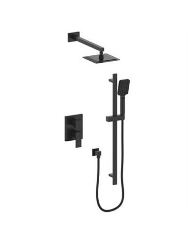 Vogt SET.KG.210.214 Kapfenberg 2-Way PB Set - Rainhead and Handheld - 4" Ceiling Arm