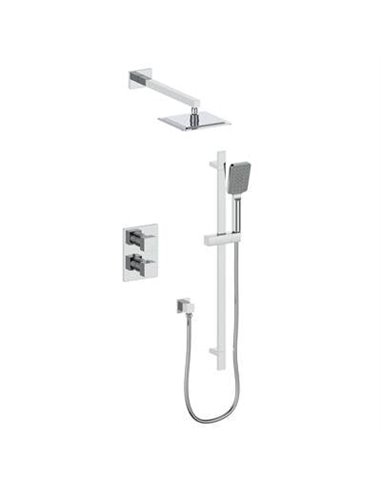 Vogt SET.KG.220.214 Kapfenberg 2-Way TH Set - Rainhead and Handheld - 4" Ceiling Arm