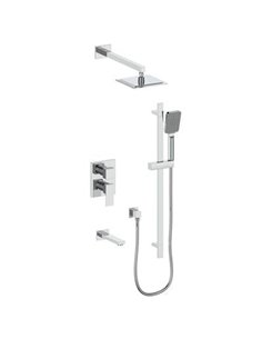 Vogt SET.KG.310.314 Kapfenberg 3-Way PB Shower Set - 4" Ceiling Arm