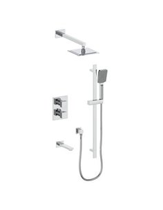 Vogt SET.KG.320.318 Kapfenberg 3-Way TH Shower Set - 8" Ceiling Arm