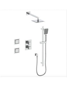 Vogt SET.KG.320.714 Kapfenberg 3-Way TH Shower Set with Body Jets - 4" Ceiling Arm