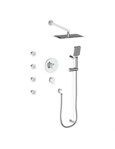 Vogt SET.LN.141.810 Lusten 3 / 4" TH Shower Set with Exposed Body Jets