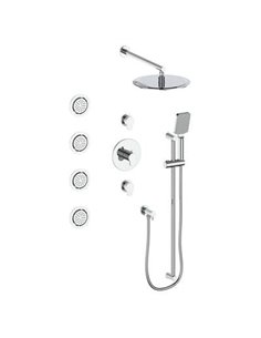 Vogt SET.LN.142.930 Lusten 3 / 4" TH Shower Set with In-Wall Body Jets