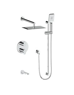 Vogt SET.LN.320.318 Lusten 3-Way TH Shower Set - 8" Ceiling Arm