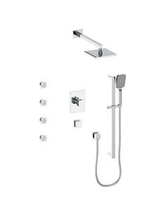 Vogt SET.NU.141.810 Niveau 3 / 4" TH Shower Set with Exposed Body Jets