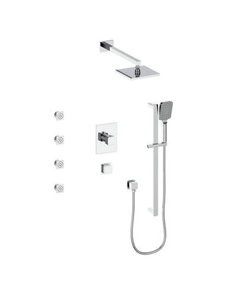 Vogt SET.NU.141.810 Niveau 3 / 4" TH Shower Set with Exposed Body Jets