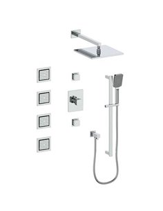 Vogt SET.NU.142.930 Niveau 3 / 4" TH Shower Set with In-Wall Body Jets
