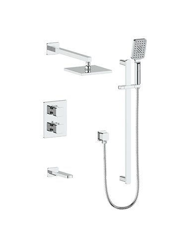 Vogt SET.NU.320.314 Niveau 3-Way TH Shower Set - 4" Ceiling Arm