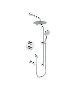 Vogt SET.OR.320.328 Worgl 3-Way TH Shower Set with 10" Rainhead - 8" Ceiling Arm