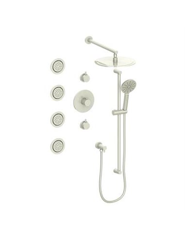 Vogt SET.WL.142.930 Worgl 3 / 4" TH Shower System with In-Wall Body Jets