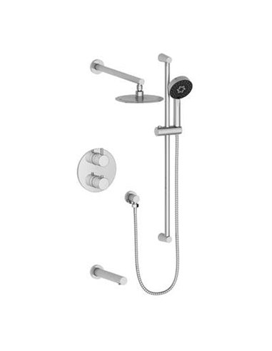 Vogt SET.WL.320.318 Worgl 3-Way TH Shower Set - 8" Ceiling Arm