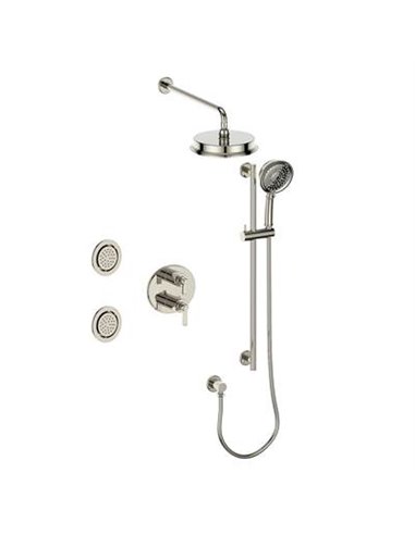 Vogt SET.Z1.320.714 Zehn 3-Way TH Set with Jets - 4" Ceiling Arm