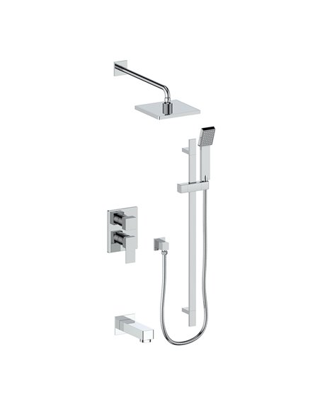 Vogt TM.AP.310.318 Kapfenberg Trim For 3-Way PB Shower Set - 8" Ceiling Arm