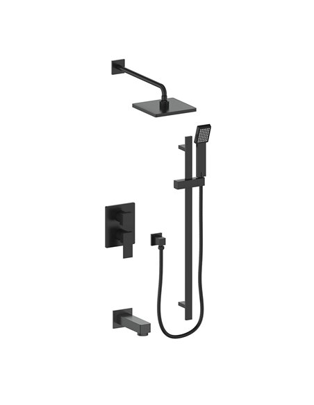 Vogt TM.AP.310.318 Kapfenberg Trim For 3-Way PB Shower Set - 8" Ceiling Arm