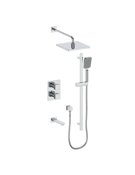 Vogt TM.AP.320.320 Kapfenberg Trim For 3-Way TH Shower Set with 10" Rainhead