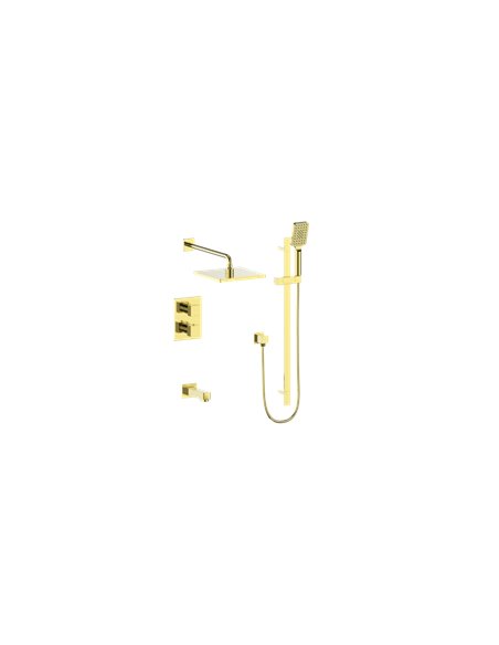 Vogt TM.AP.320.328 Kapfenberg Trim For 3-Way TH Shower Set with 10" Rainhead - 8" Ceiling Arm