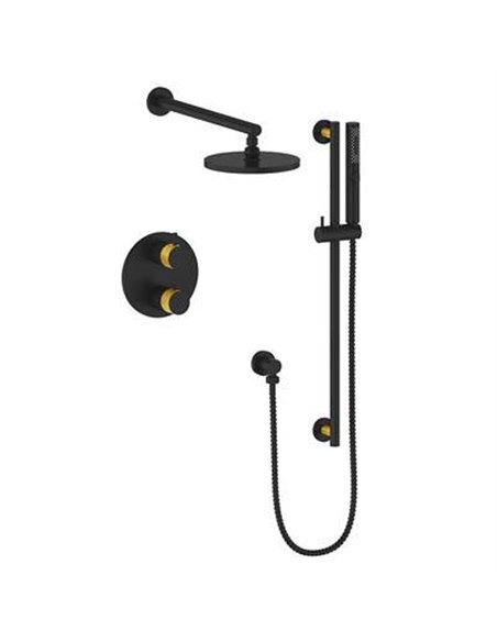 Vogt TM.DA.220.218 Drava Trim For 2-Way TH Set - Rainhead and Handheld - 8" Ceiling Arm