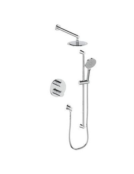 Vogt TM.WL.220.214 Worgl Trim For 2-Way TH Set - Rainhead and Handheld - 4" Ceiling Arm