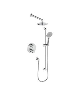 Vogt TM.WL.220.218 Worgl Trim For 2-Way TH Set - Rainhead and Handheld - 8" Ceiling Arm