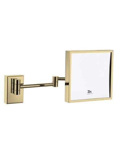 Virta 8 Inch Square Wall Mount Makeup Mirror