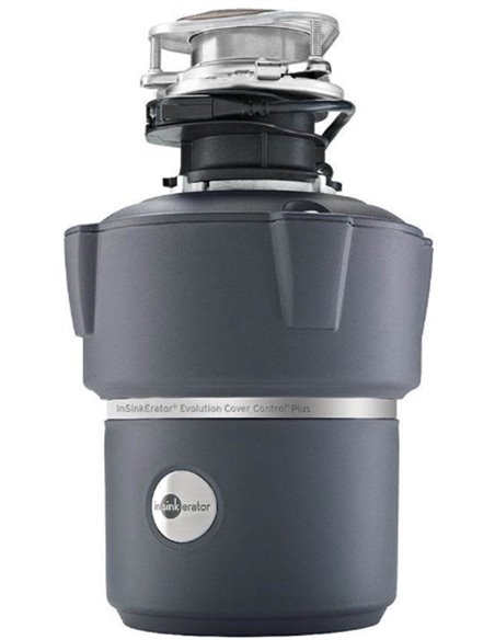 Insinkerator Evolution Cover Control Plus Garbage Disposal Batch Feed 3/4 HP