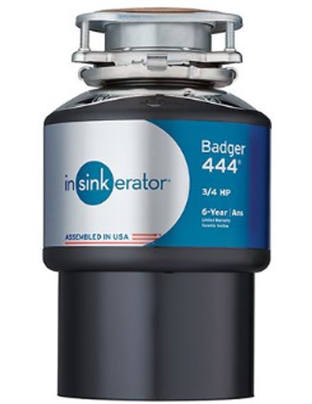 Insinkerator Badger 444 Garbage Disposal 3/4 HP