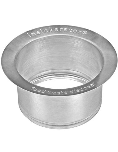 Insinkerator Deep stainless steel sink flange for sinks up to 1 3?4” thick