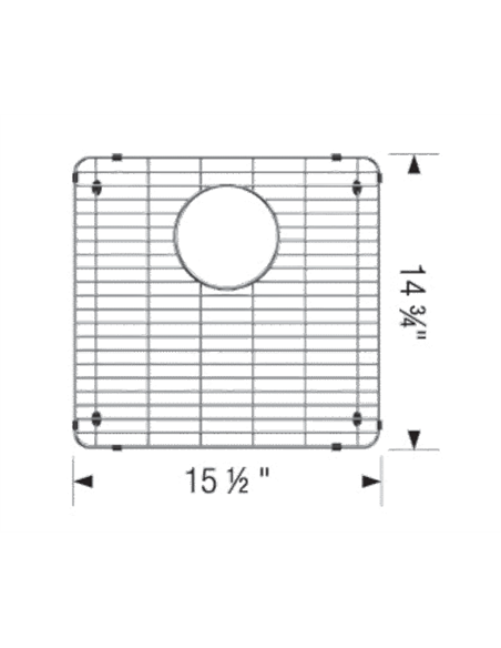 BLANCO GRID FORMERA 1.75 LARGE