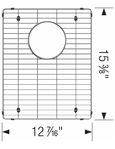BLANCO GRID QUATRUS 1.75 SMALL - 401244 AND 401520