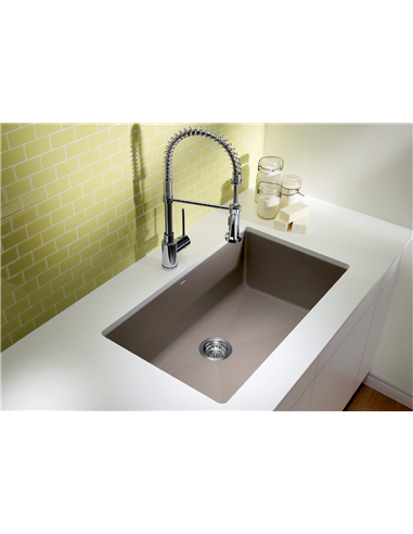 BLANCO PRECIS U SUPER SINGLE VOLCANO GRAY