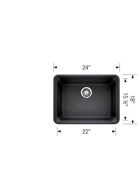 BLANCO VISION U 1 SOFT WHITE